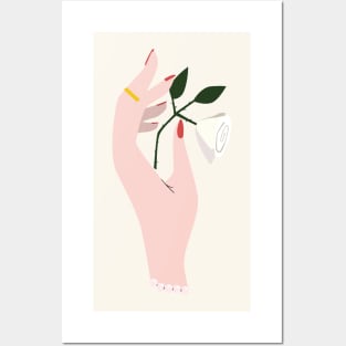 Hand with Rose | proposal | engagement Posters and Art